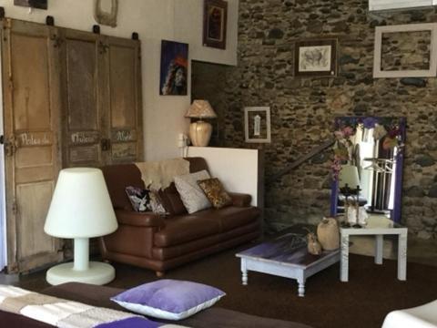Loft Atypique Bed & Breakfast Villeneuve-de-Riviere Ngoại thất bức ảnh